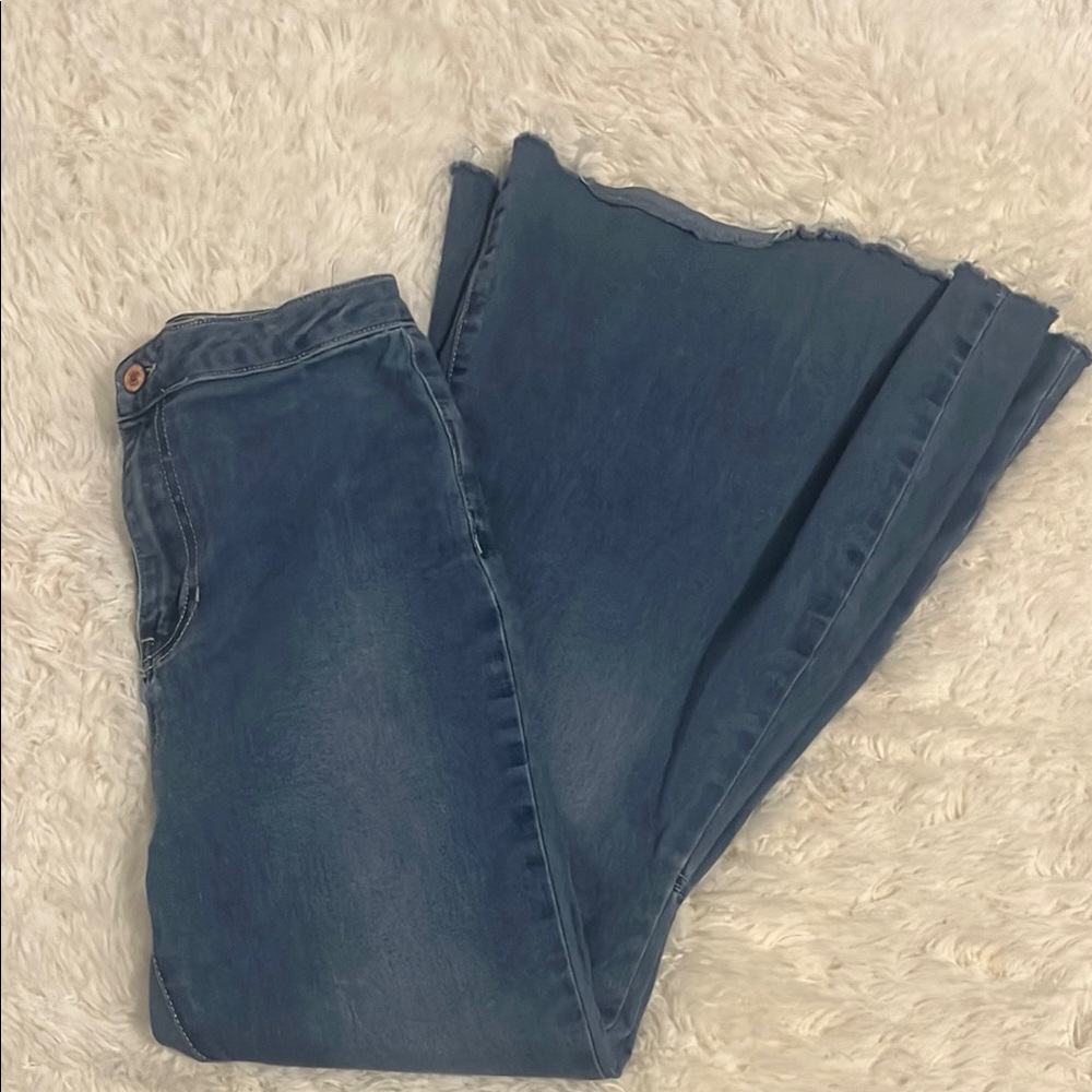 We The Free Indigo Wide Leg Jeans